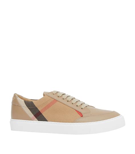 burberry house check sneakers.